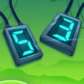 Official Crash Games logo: Robo dice by InOut at CrownJewelz